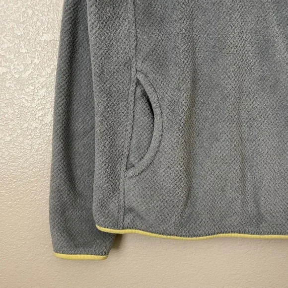 Patagonia Sweater Womens Medium Gray Retool Snap Polartec Fleece Outdoor Hiking - Picture 6 of 14